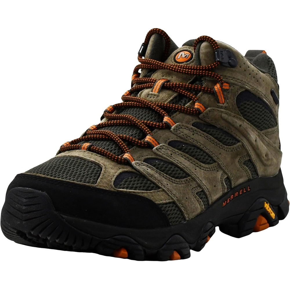 image:imageMerrell Mens Moab 3 Mid Waterproof Hiking BootsNew Olive