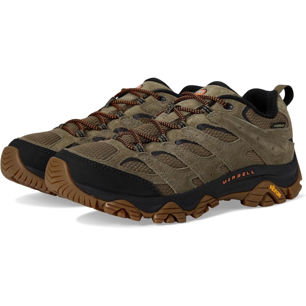 image:imageMerrell Mens Moab 3 Waterproof BootsOliveGum 1