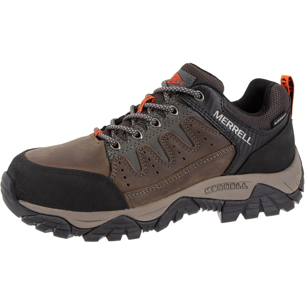 image:imageMerrell Mens Windoc Waterproof Steel Toe LowDark Taupe