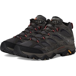 Merrell Men’s Moab 3 Mid Waterproof Hiking Boots(Beluga)