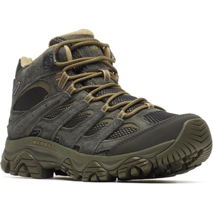 Merrell Men’s Moab 3 Mid Waterproof Hiking Boots(Black/Beluga)