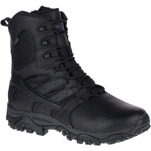 Merrell mens Moab 2 Mid Tactical Wp – Brindle(Tactical Black)