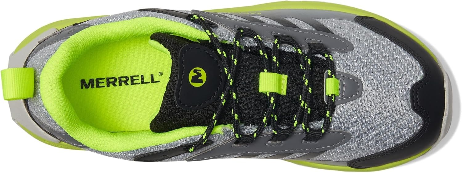 image:imageMerrell Girls Moab Speed 2 Low Waterproof Little KidBig KidGreyBlackCitron