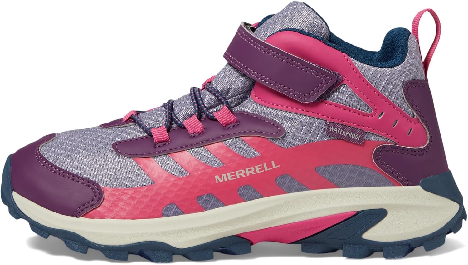 image:imageMerrell Kids Moab Speed 2 Mid AC Waterproof Little KidBig KidBerryNavy