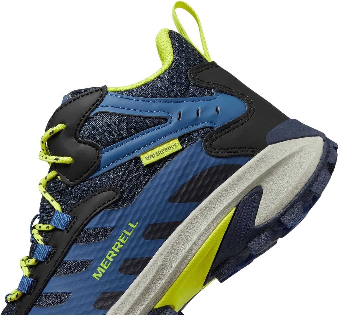image:imageMerrell Moab Speed 2 Mid WaterproofNavyHi Viz
