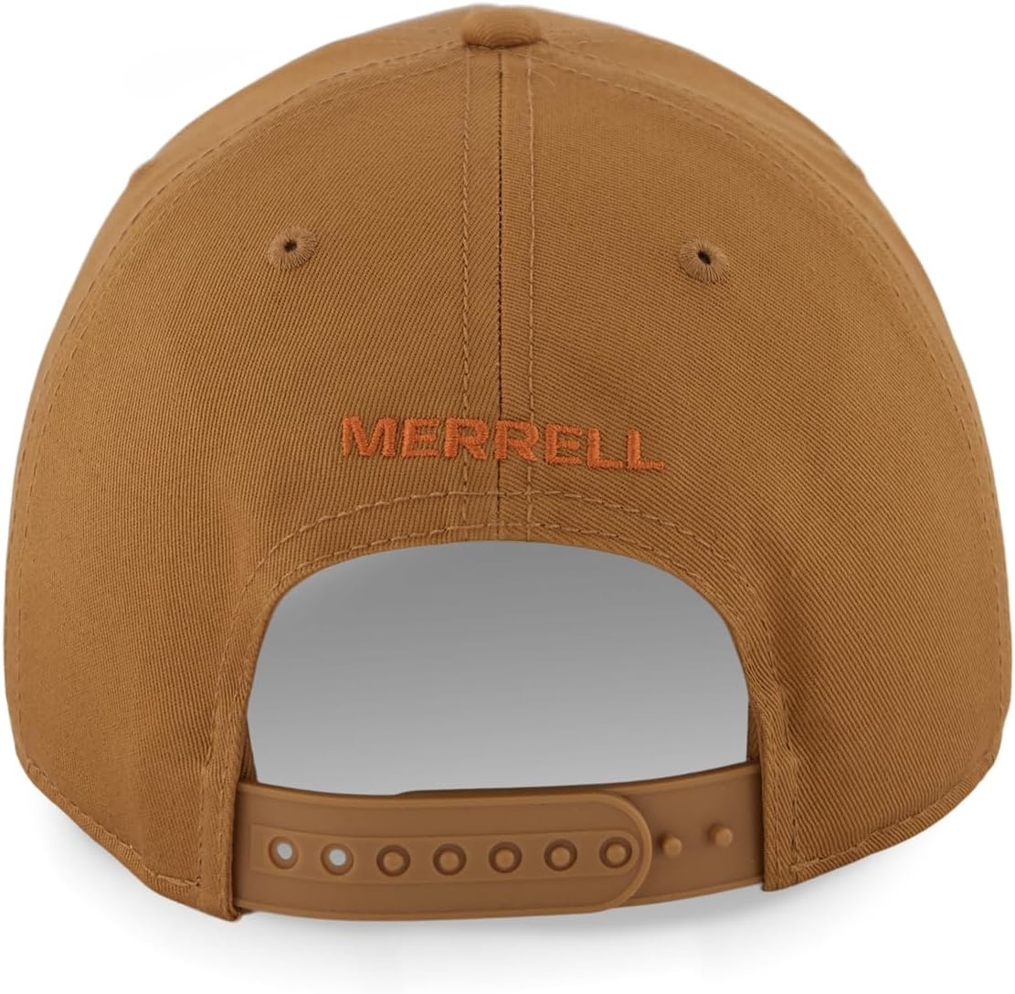 image:imageMerrell Unisex Adult Keep Calm and Hike on Cotton Canvas Cap Plastic Snapback amp MoistureWickingHarvest
