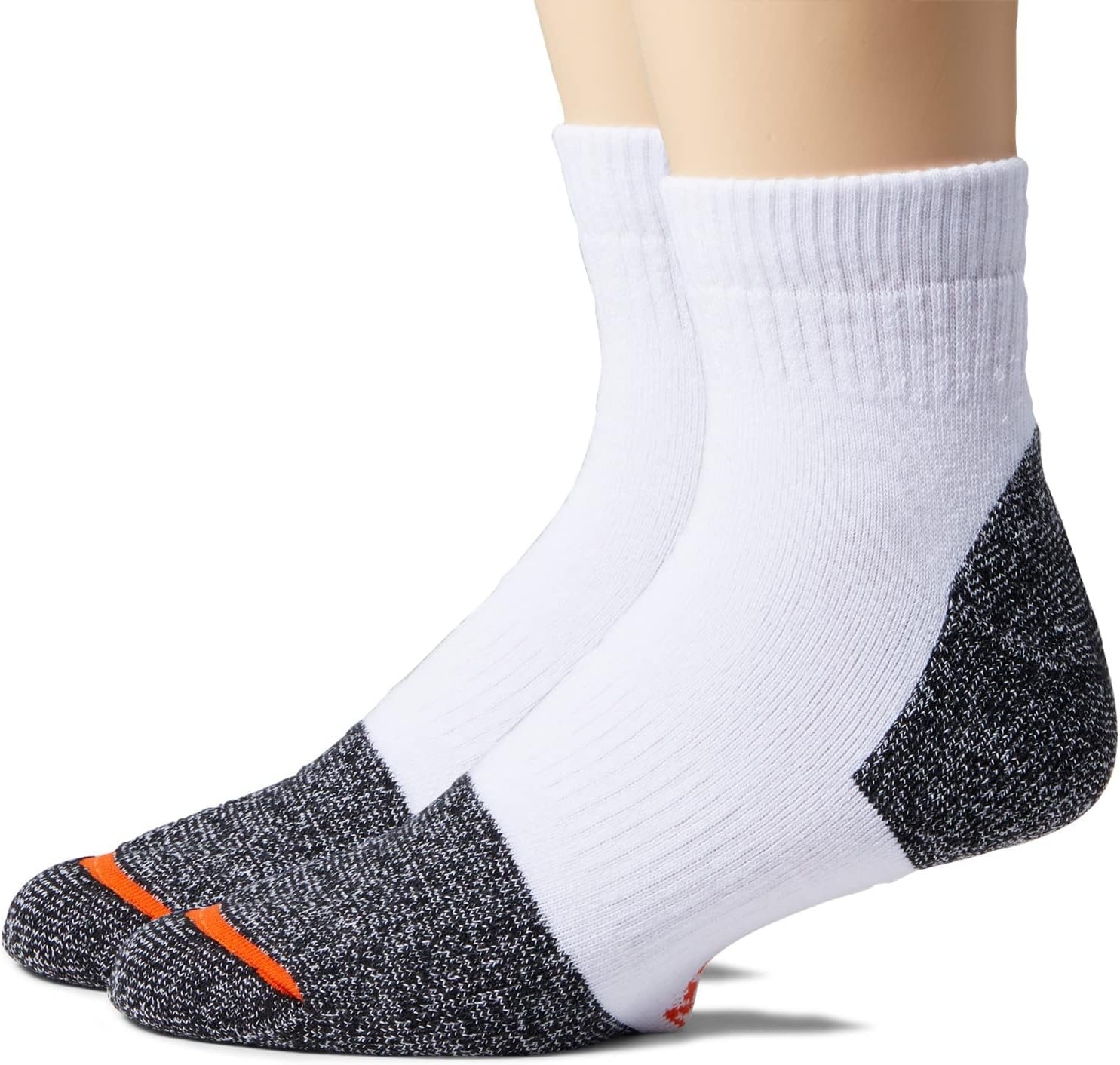 image:imageMerrell Unisex Adult Mens and Womens Cotton Safety Work Ankle Socks 2 Pairs Breathable Blister PreventionWhite
