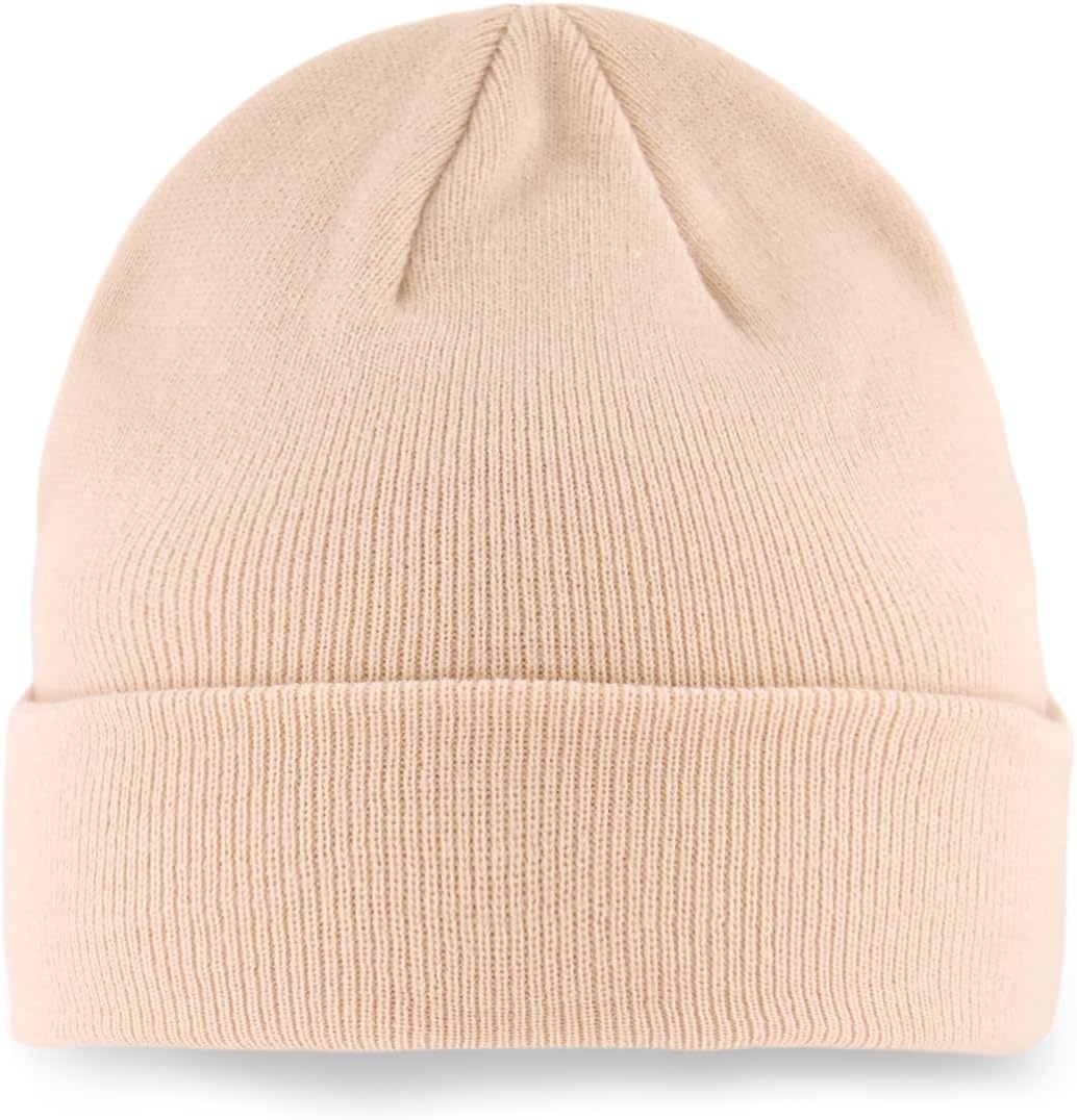 image:imageMerrell Unisex Adult Patch Beanie Classic DoubleLayer Knit Hat with Cuff for Slopes amp City WarmthBlush