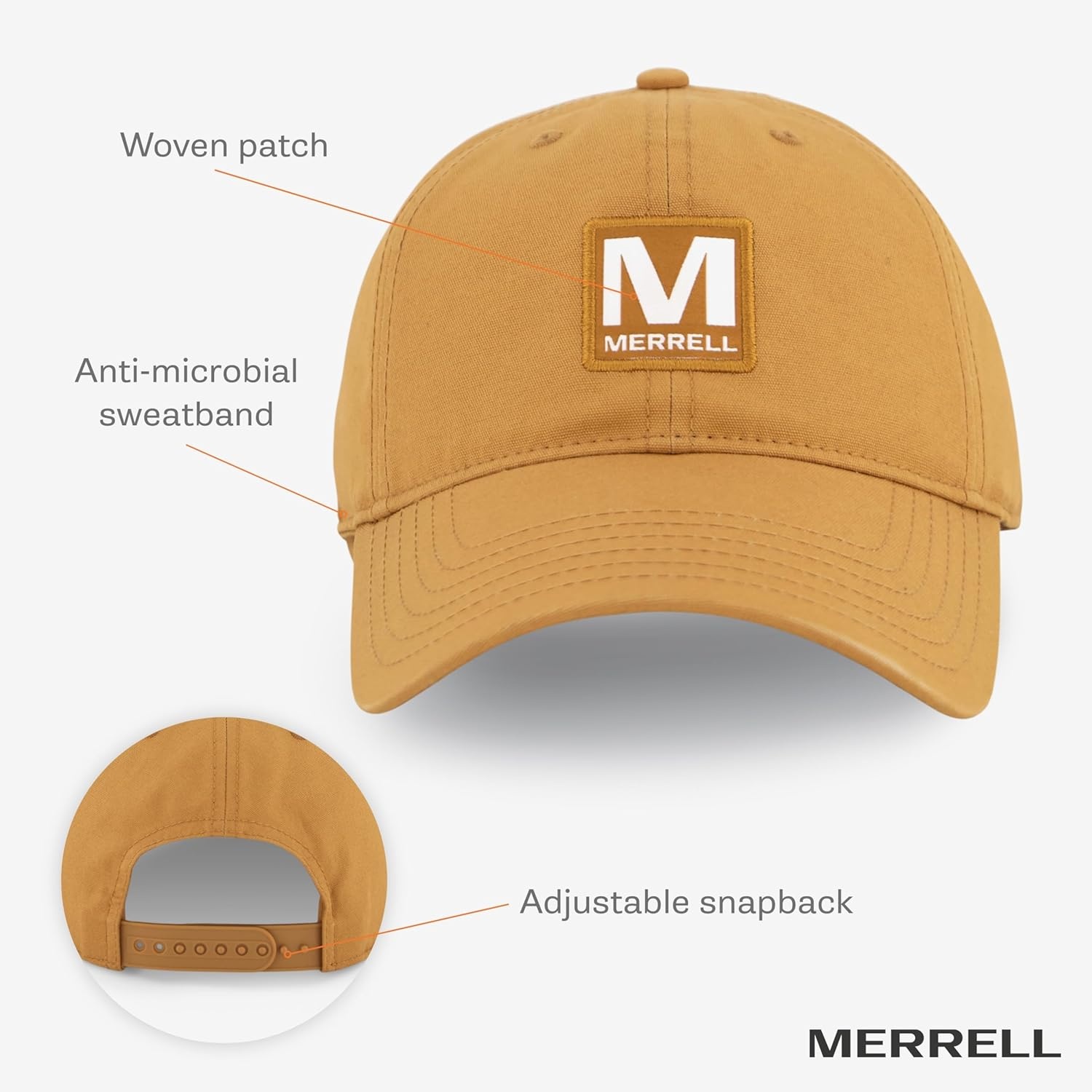 image:imageMerrell Unisex Adult Patch CapHarvest