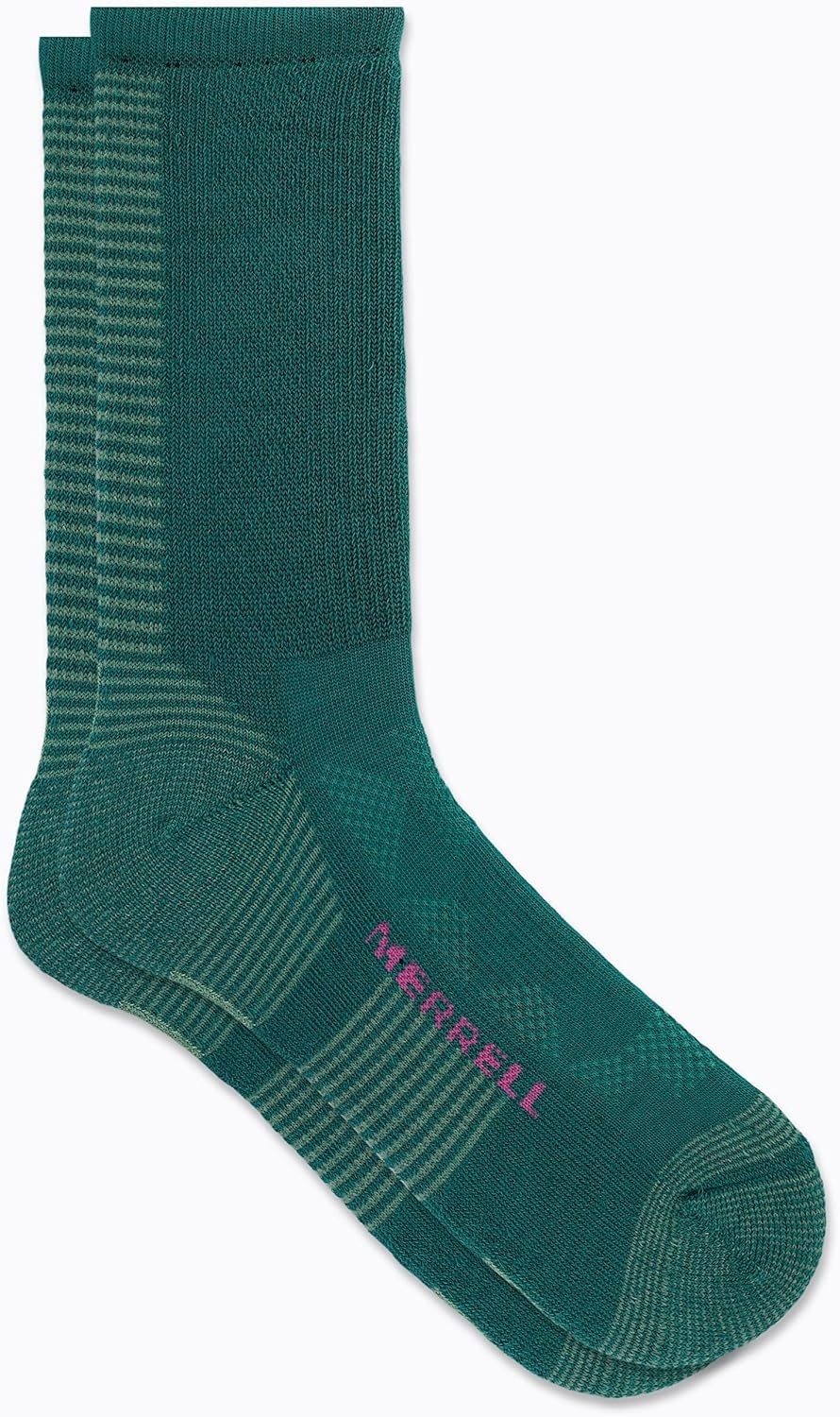 image:imageMerrell Unisex MOAB Speed Lightweight Hiker Crew Sock 1 pair per pack Turquoise595 Womens 585 Mens