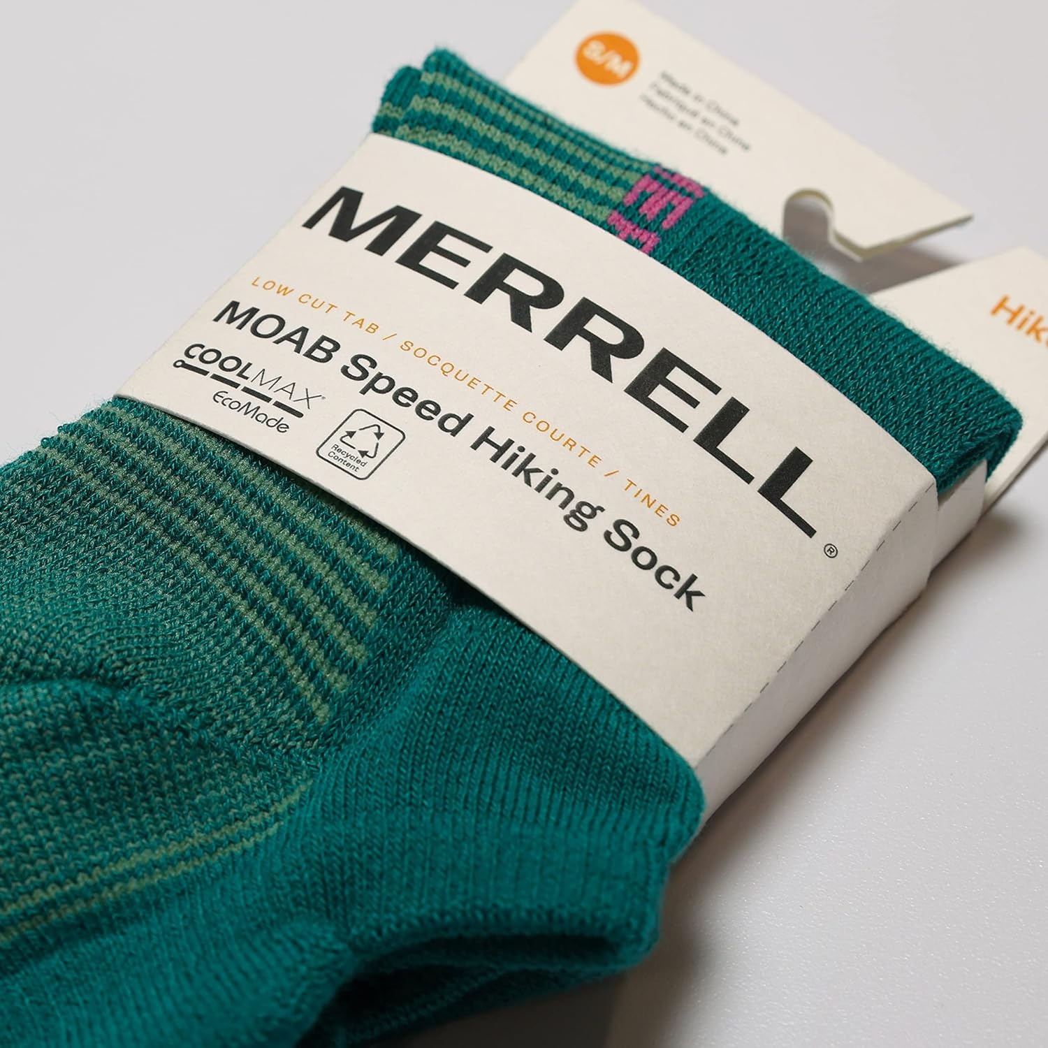 image:imageMerrell Unisex MOAB Speed Lightweight Hiker Sock 1 pair per packTurquoise