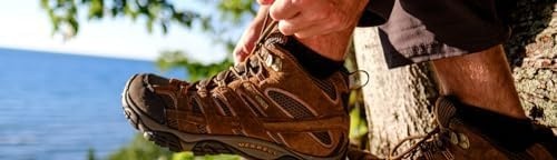 image:imageMerrell Unisex Mens and Womens Zoned Cushioned Wool Hiking Ankle Socks Breathable Arch SupportBlack