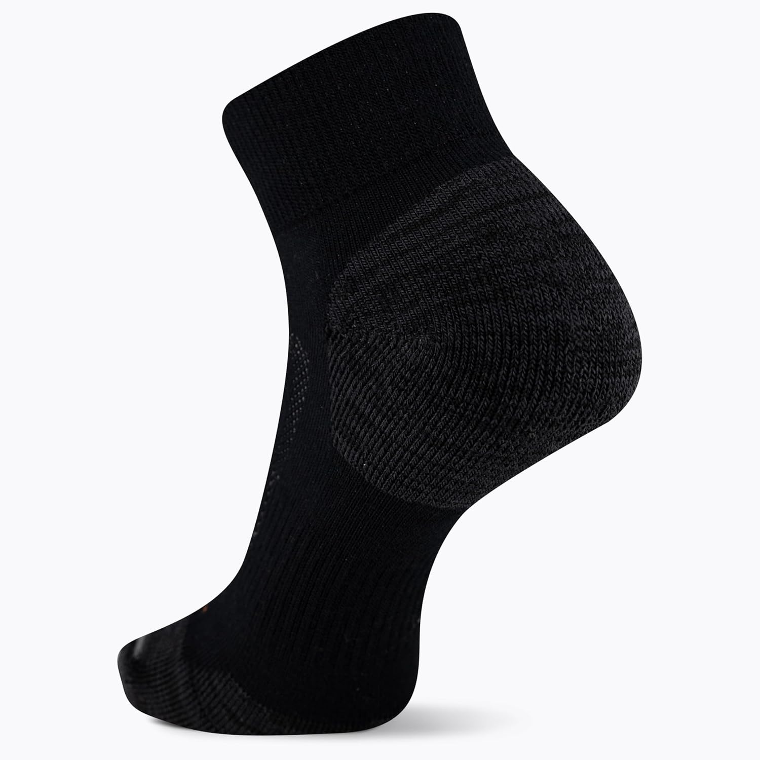 image:imageMerrell Unisex Mens and Womens Zoned Cushioned Wool Hiking Ankle Socks Breathable Arch SupportBlack