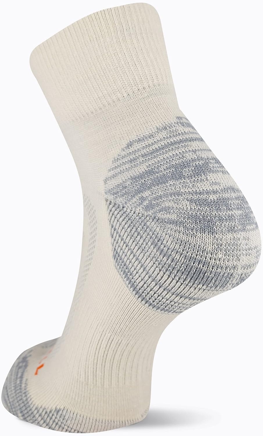 image:imageMerrell Unisex Mens and Womens Zoned Cushioned Wool Hiking Ankle Socks Breathable Arch SupportWhisper White