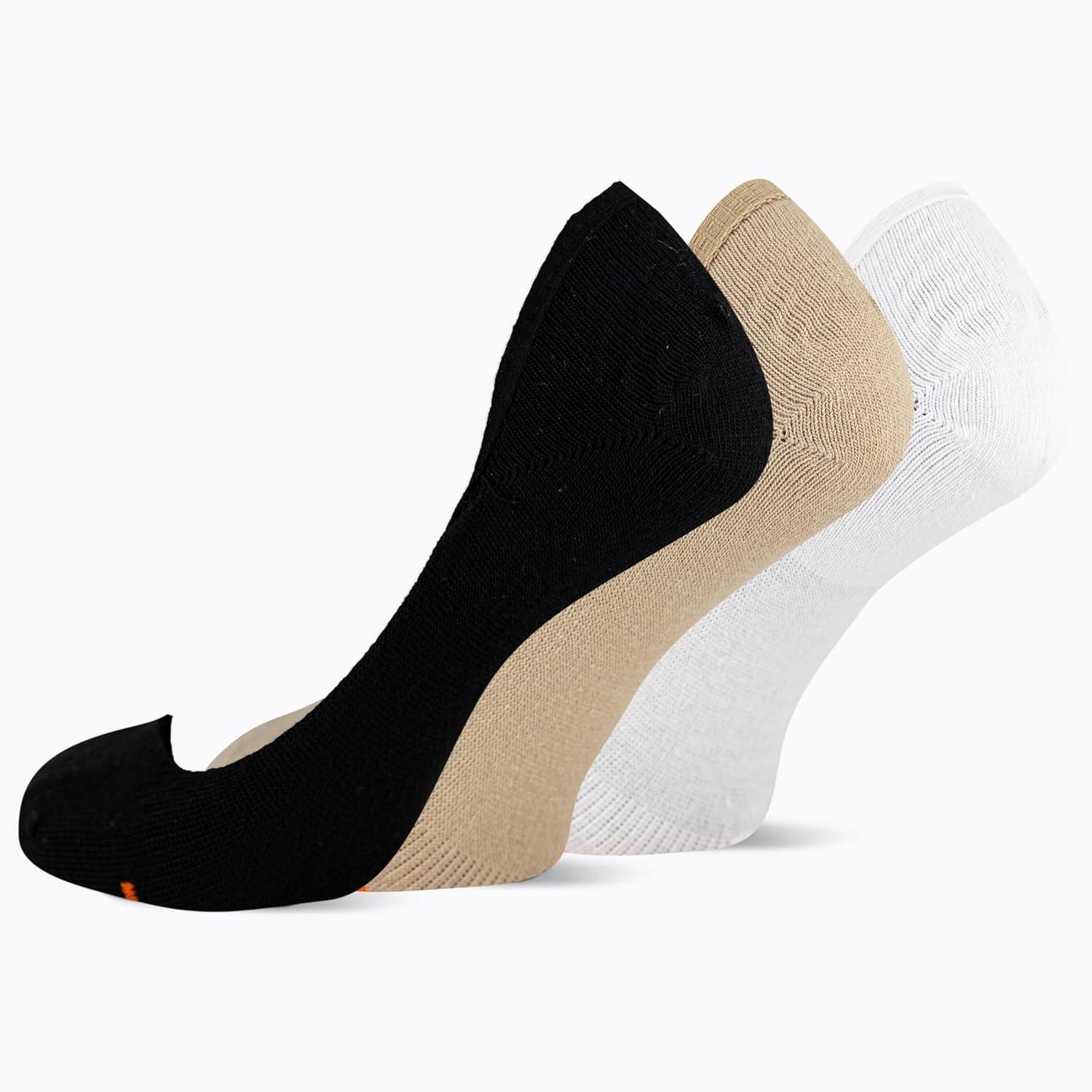 image:imageMerrell Unisexadults Mens and Womens Lightweight Liner Socks Unisex 3 Pair Pack Arch support and Heel GripperBlackNudeWhite