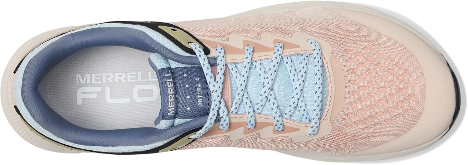 image:imageMerrell Womens Antora 4 Trail Running ShoesPink SaltIce Blue