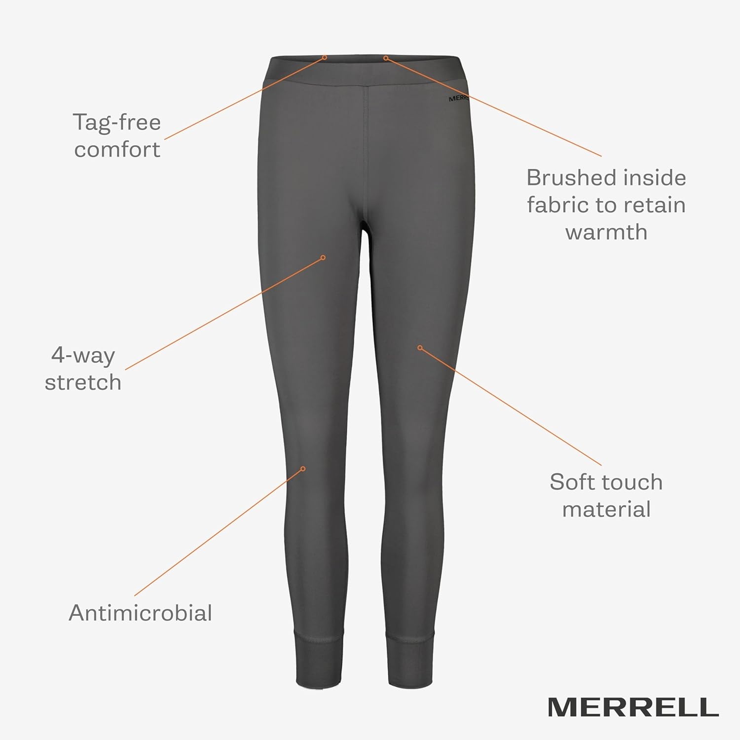 image:imageMerrell Womens Juniper Base Layer PantAsphalt