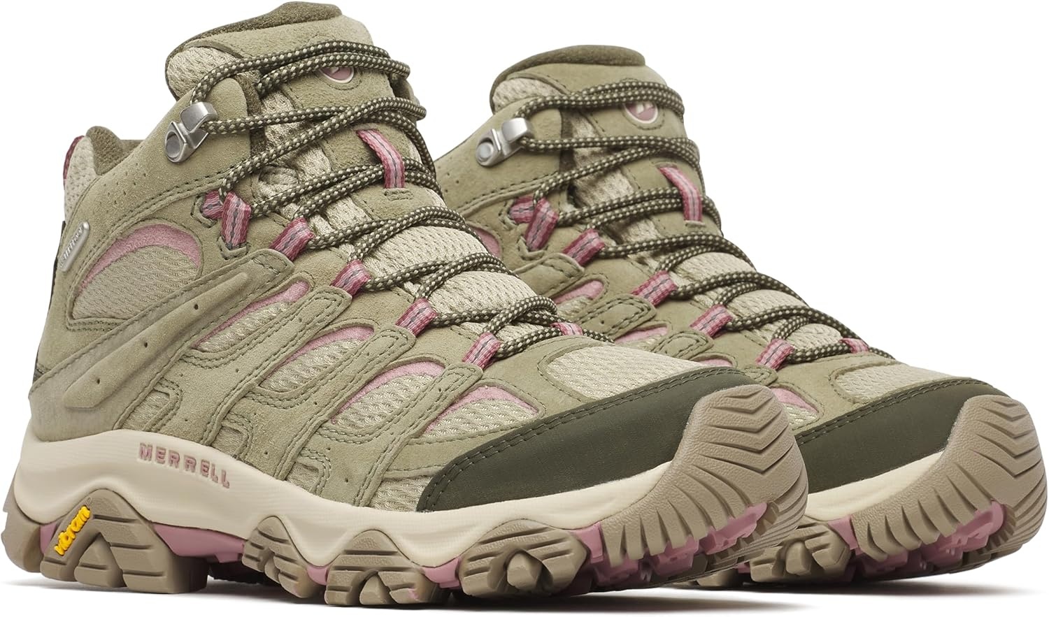 image:imageMerrell Womens Moab 3 Mid Waterproof Hiking BootsOlivine