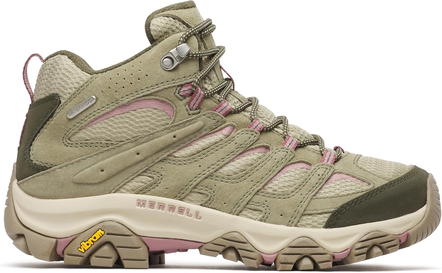 image:imageMerrell Womens Moab 3 Mid Waterproof Hiking BootsOlivine