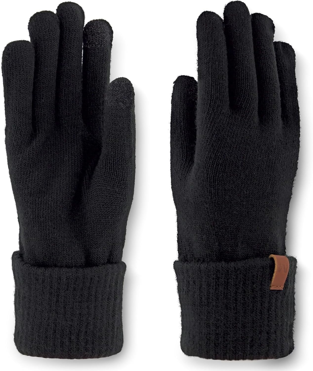 image:imageMerrell Womens Powell Magic Gloves TouchSensitive amp StretchKnit for Winter Cuffs amp LogoBlack