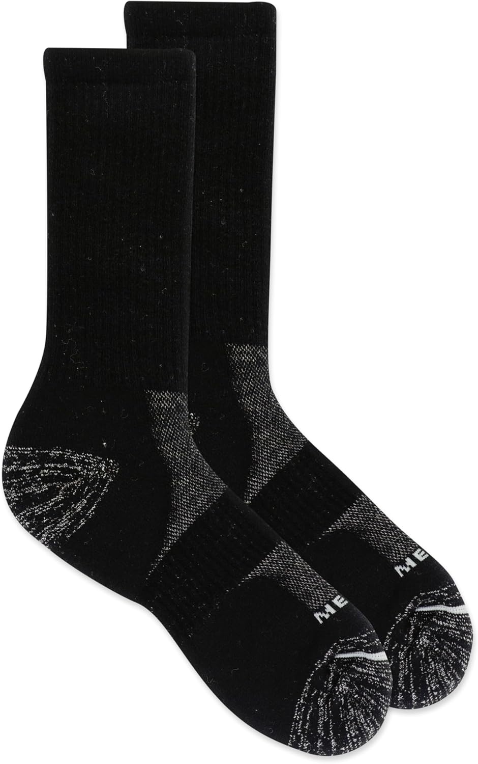 image:imageMerrell unisexadult Premium Wool Work Crew Socks Arch Support and Breathable MeshGray