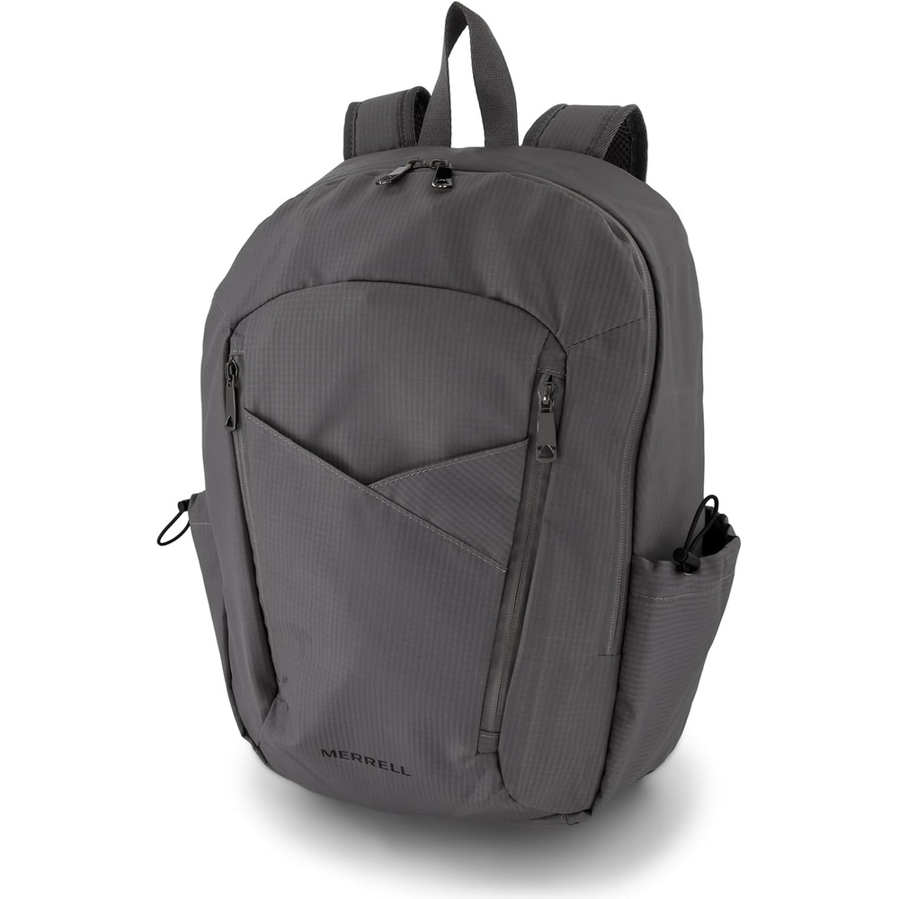 image:imageMerrell Eclipse Backpack Lightweight Pack with Water Bottle Holder amp Pockets MultiUseGray Drizzle