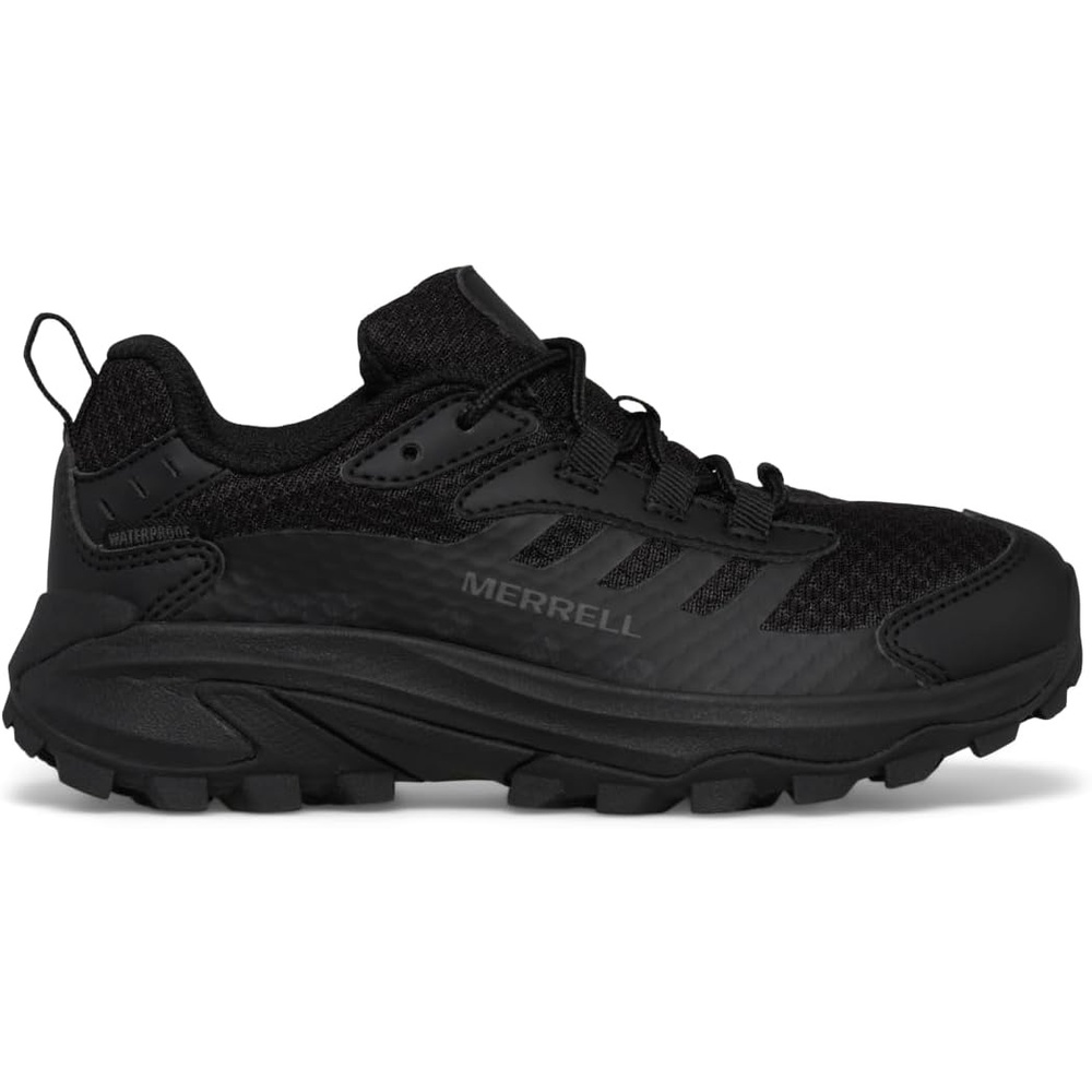 image:imageMerrell Girls Moab Speed 2 Low Waterproof Little KidBig KidBlackBlackBlack