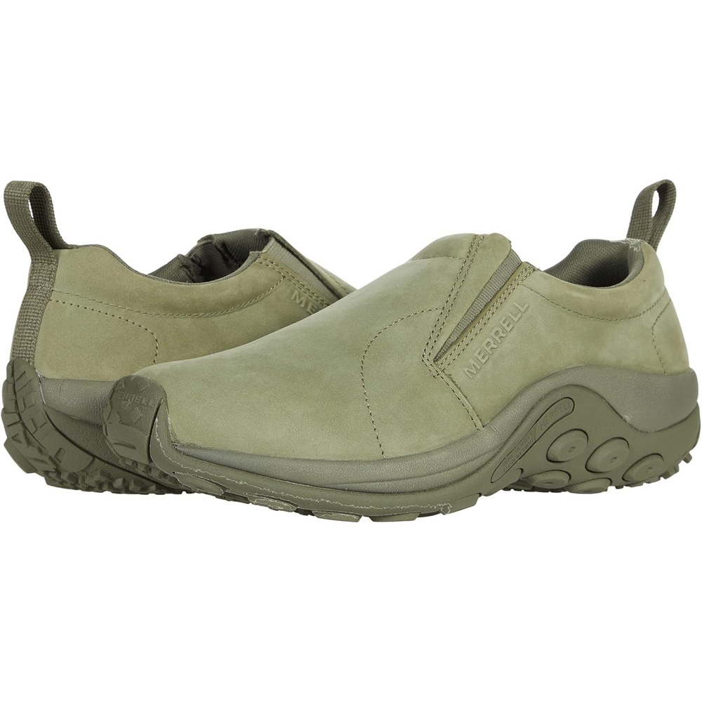 image:imageMerrell Mens Jungle Moc Leather Waterproof IceMoccasinLichen