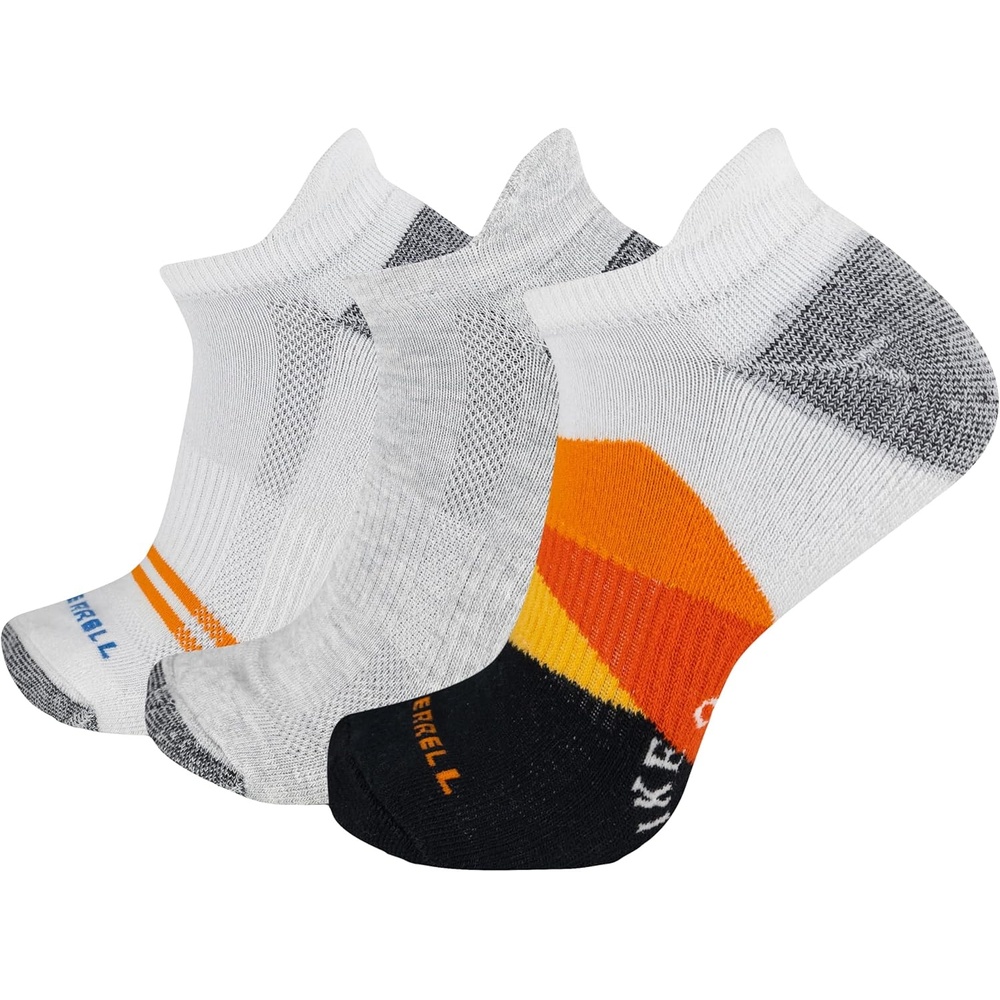 image:imageMerrell Unisex Adult Cushioned Low Cut Tab Socks 3PairBlack Hike on