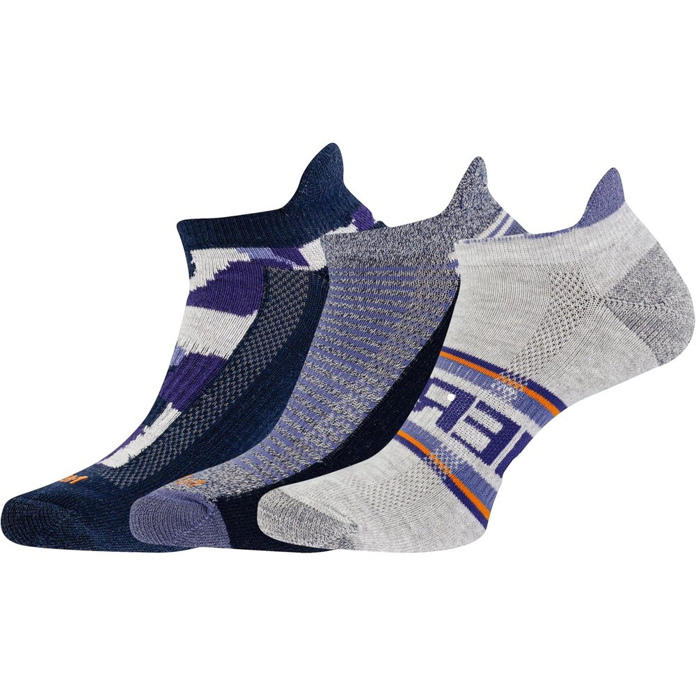 image:imageMerrell Unisex Adult Cushioned Low Cut Tab Socks 3PairNavy Assorted