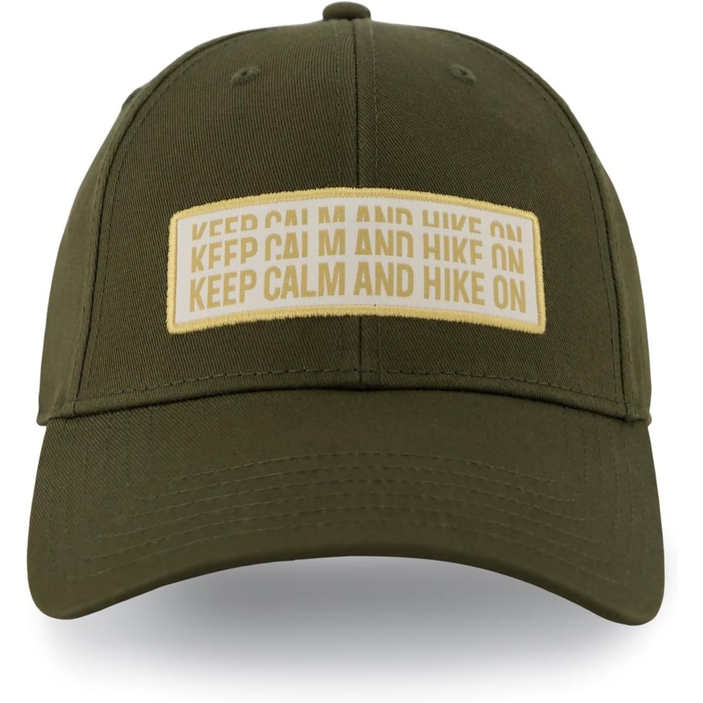 image:imageMerrell Unisex Adult Keep Calm and Hike on Cotton Canvas Cap Plastic Snapback amp MoistureWickingIguana
