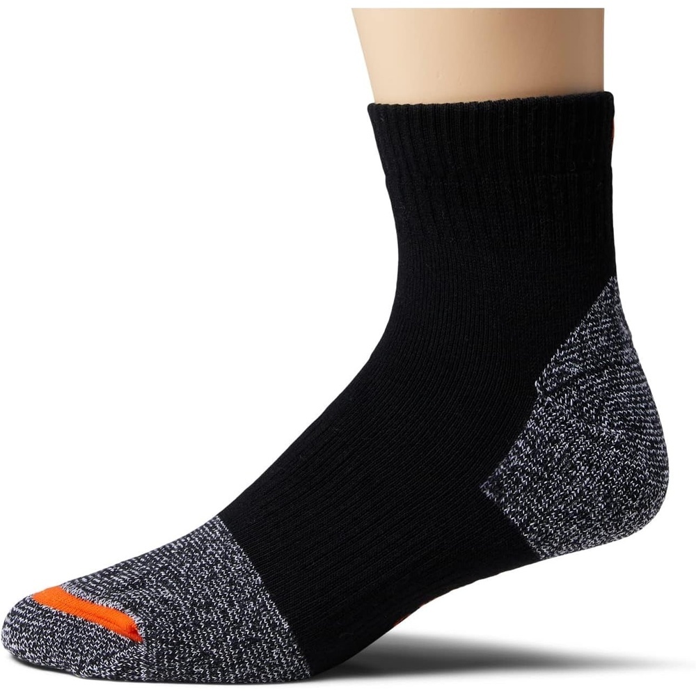 image:imageMerrell Unisex Adult Mens and Womens Cotton Safety Work Ankle Socks 2 Pairs Breathable Blister PreventionBlack
