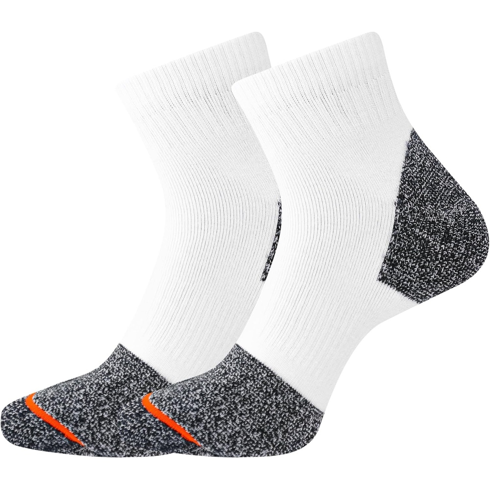 image:imageMerrell Unisex Adult Mens and Womens Cotton Safety Work Ankle Socks  2 Pairs  Breathable Blister PreventionWhite