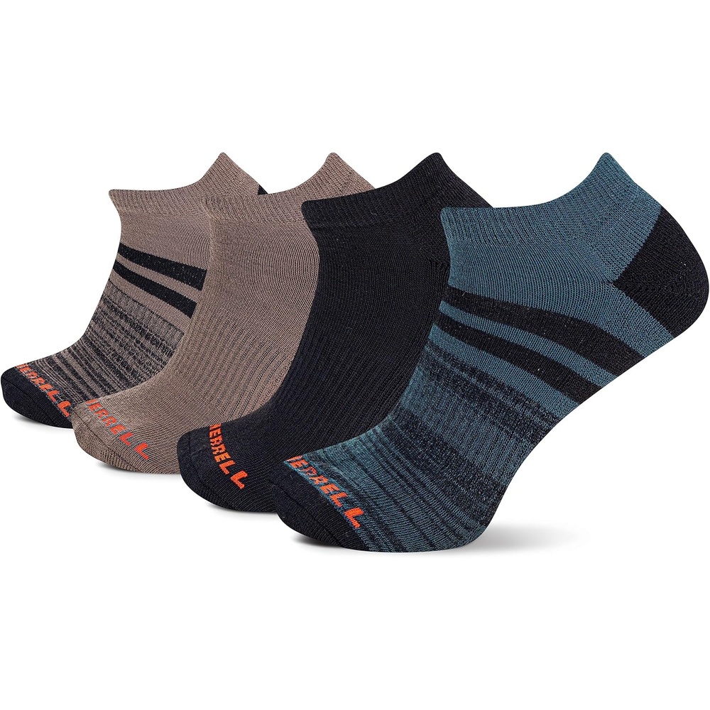 image:imageMerrell Unisex Adult Mens and Womens Cushioned Midweight Low Cut Socks 4 amp 12 Pairs Moisture WickingOlive 4 Pairs