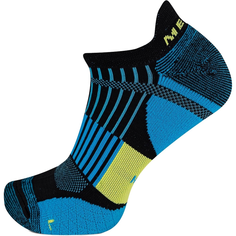 image:imageMerrell Unisex Adult Mens and Womens Trail Running Cushioned Socks Antislip Heel amp Arch CompressionLow Cut Tab Blue