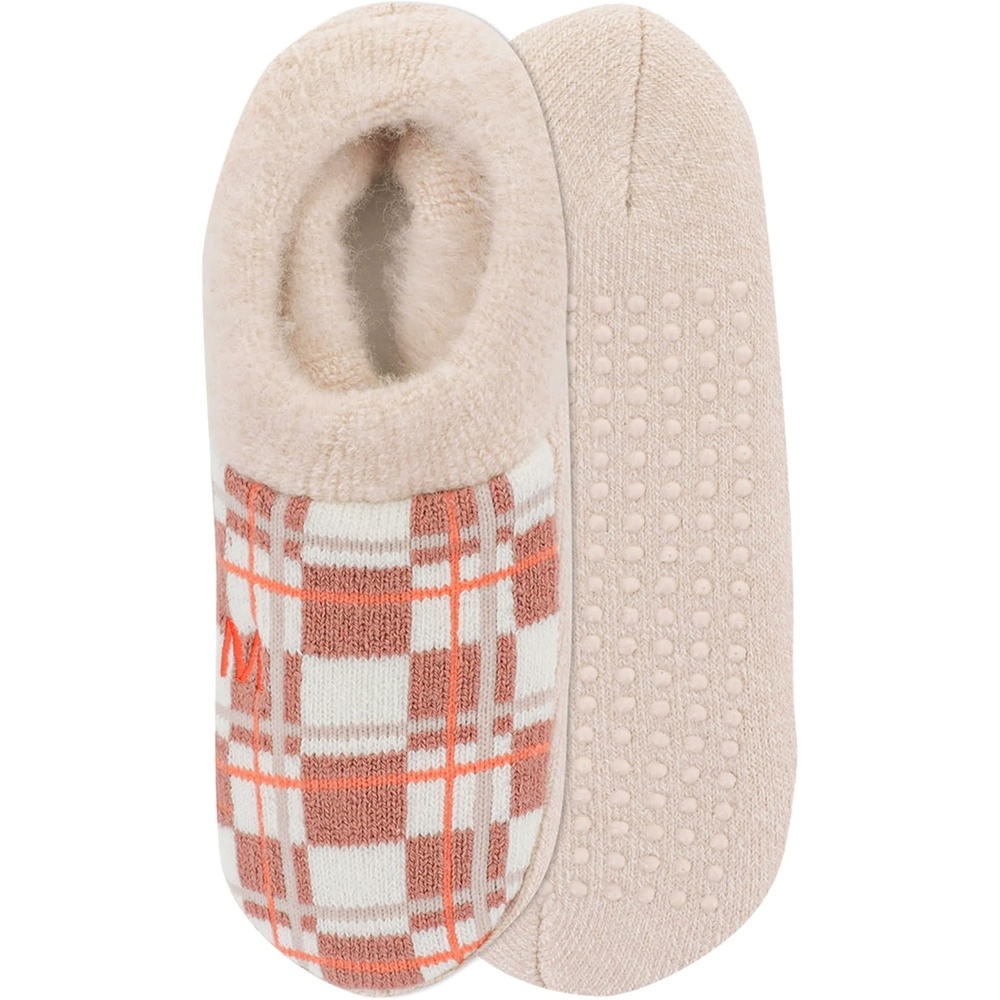 image:imageMerrell Unisexadults Mens and Womens Cozy Gripper Slipper Socks Unisex Soft Brushed Inner Layer and Full CushionPetal Pink