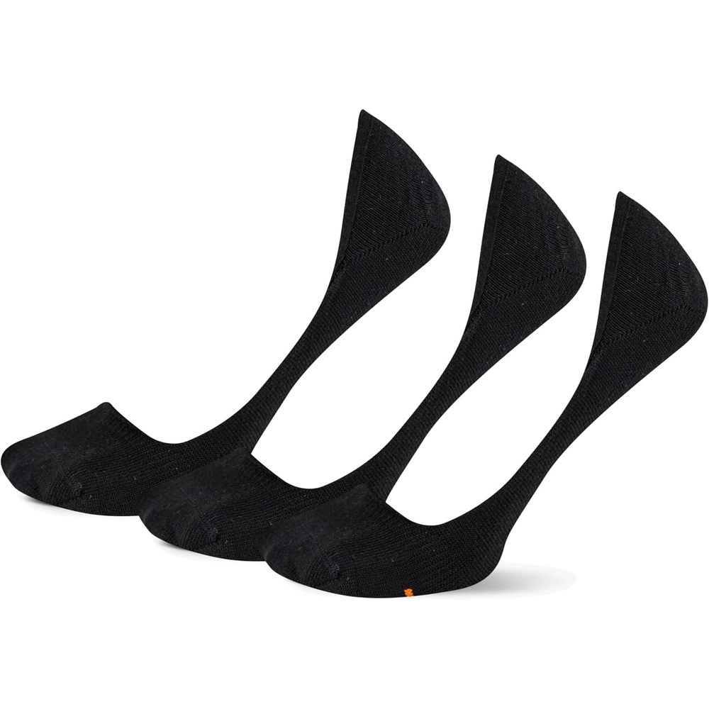 image:imageMerrell Unisexadults Mens and Womens Lightweight Liner Socks  Unisex 3 Pair Pack  Arch support and Heel GripperBlack