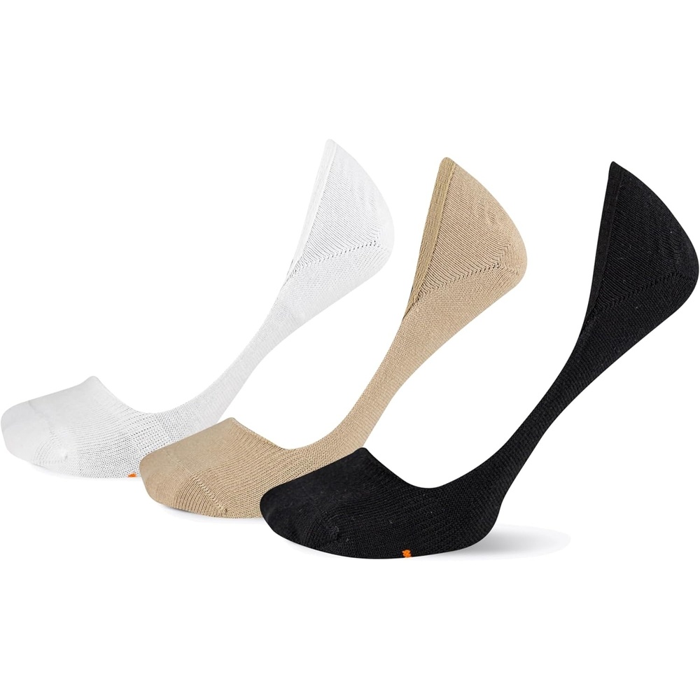 image:imageMerrell Unisexadults Mens and Womens Lightweight Liner Socks Unisex 3 Pair Pack Arch support and Heel GripperBlackNudeWhite