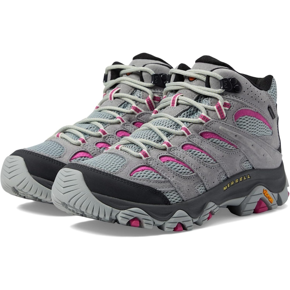 image:imageMerrell Womens Moab 3 Mid Waterproof Hiking BootsMonumentFuchsia