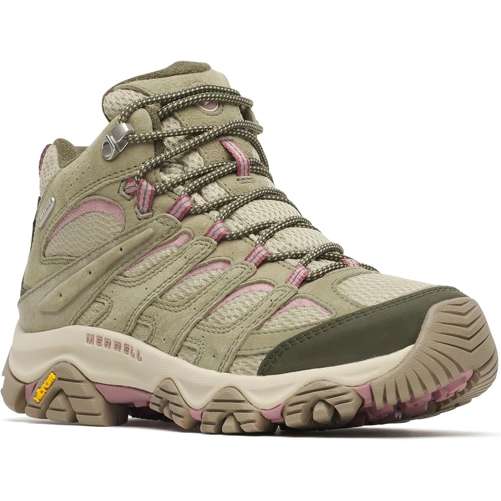 image:imageMerrell Womens Moab 3 Mid Waterproof Hiking BootsOlivine