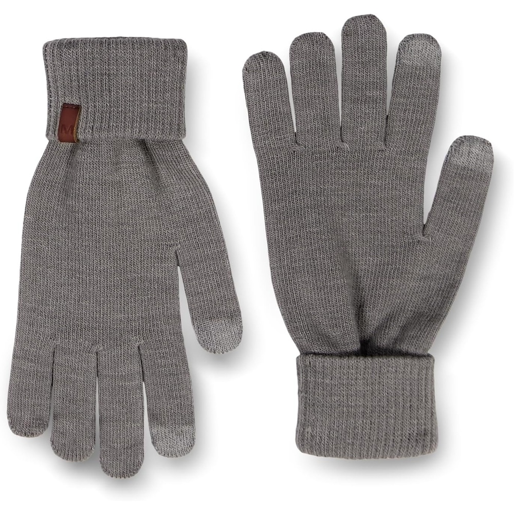 image:imageMerrell Womens Powell Magic Gloves TouchSensitive amp StretchKnit for Winter Cuffs amp LogoLight Grey Heather