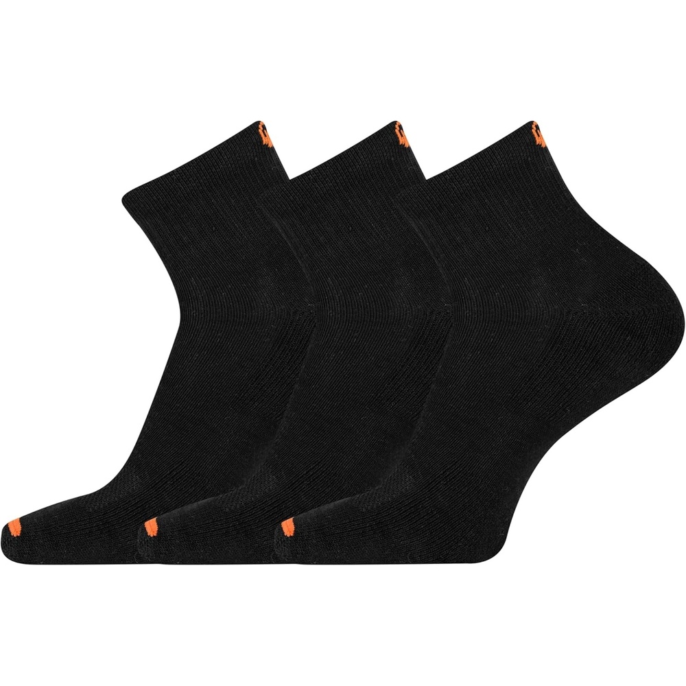 image:imageMerrell unisexadult Mens and Womens Cushioned Cotton Ankle Socks 3 amp 6 Pairs Breathable Mesh Comfort ZonesBlack