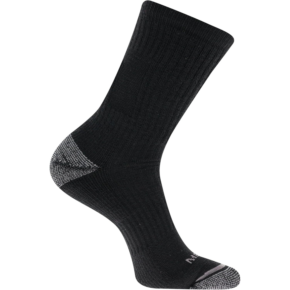 image:imageMerrell unisexadult Mens and Womens Merino Wool Tactical Crew Socks Arch Support Band and Moisture ManagementBlack
