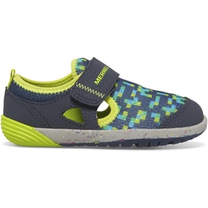 Merrell Girls’ BARE STEPS Sandal(Navy/Multi)