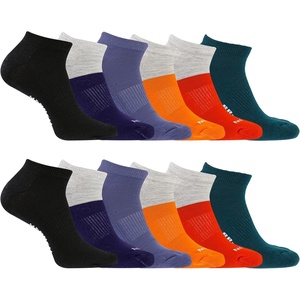 Merrell Men’s and Women’s Wool Everyday Hiking Socks – 3 Pair Pack – Cushion Arch Support & Moisture Wicking(Gray Assorted (12 Pairs))