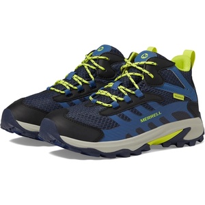 Merrell Moab Speed 2 Mid Waterproof(Navy/Hi Viz)