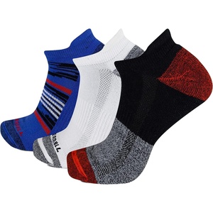 Merrell Repreve Cushioned Hiker Crew Socks 3 Pair(Red Assorted)