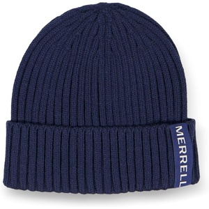Merrell Unisex Adult Crestone Ribbed Cuff Hat(Navy Night)