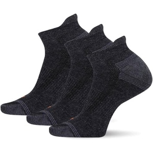 Merrell Unisex Adult Cushioned Low Cut Tab Socks (3-Pair)(Black)