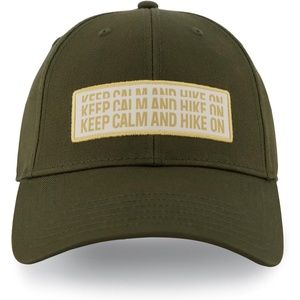 Merrell Unisex Adult Keep Calm and Hike on Cotton Canvas Cap, Plastic Snapback & Moisture-Wicking(Iguana)